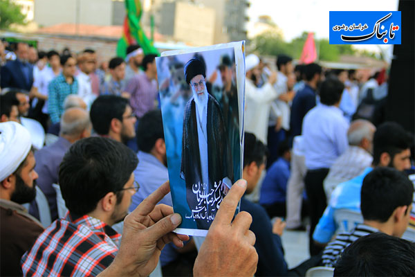 گزارش تصویری تجمع «اجازه نمی‌دهیم» در مشهد