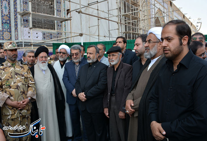 گزارش تصویری تابناک از تشییع شکوهمند جان‌باختگان منا در مشهد