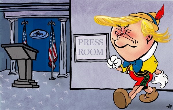 پینوکیو در کاخ سفید! +کاریکاتور