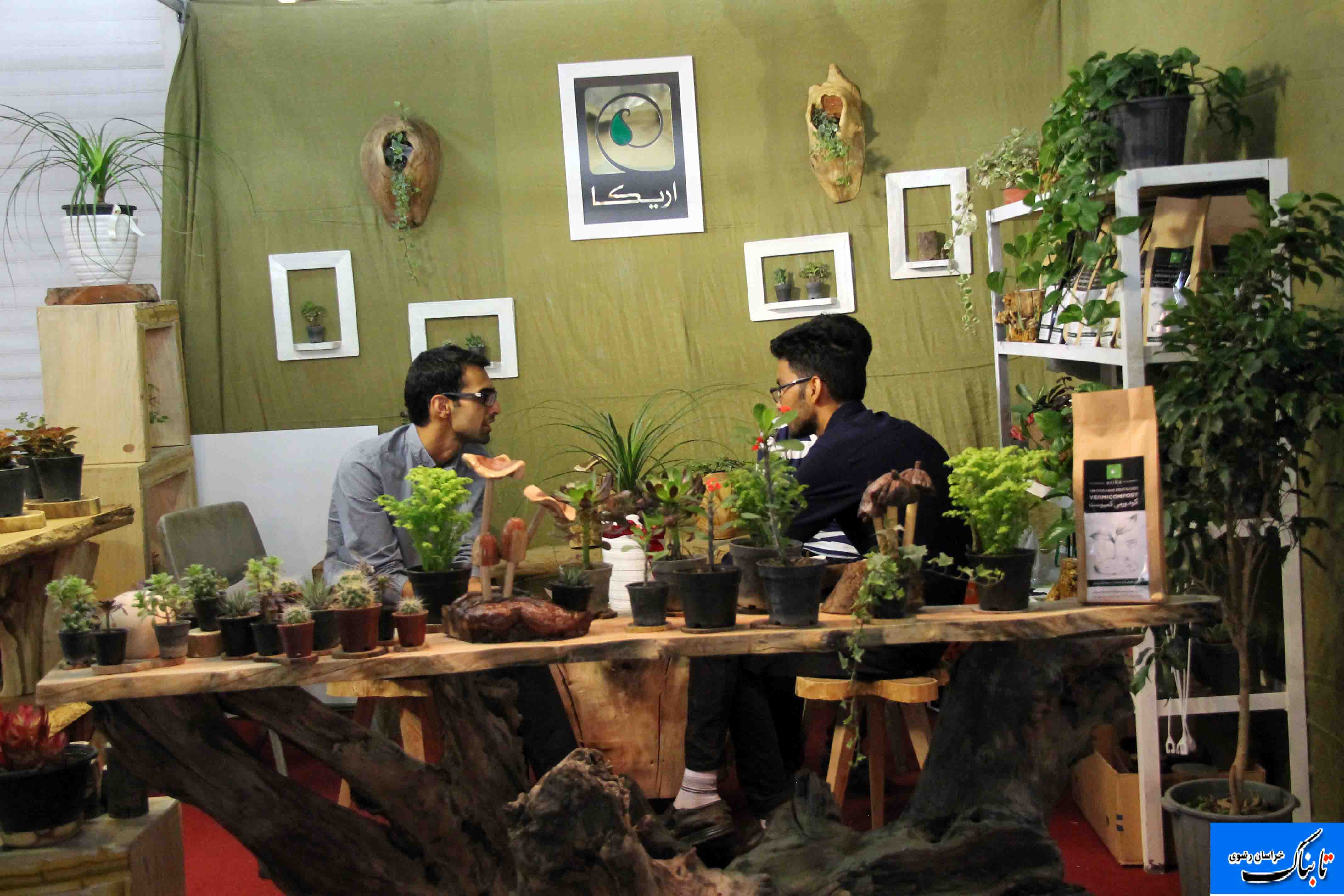 آشتی مردم با گل و گیاه در نمایشگاه بین المللی مشهد