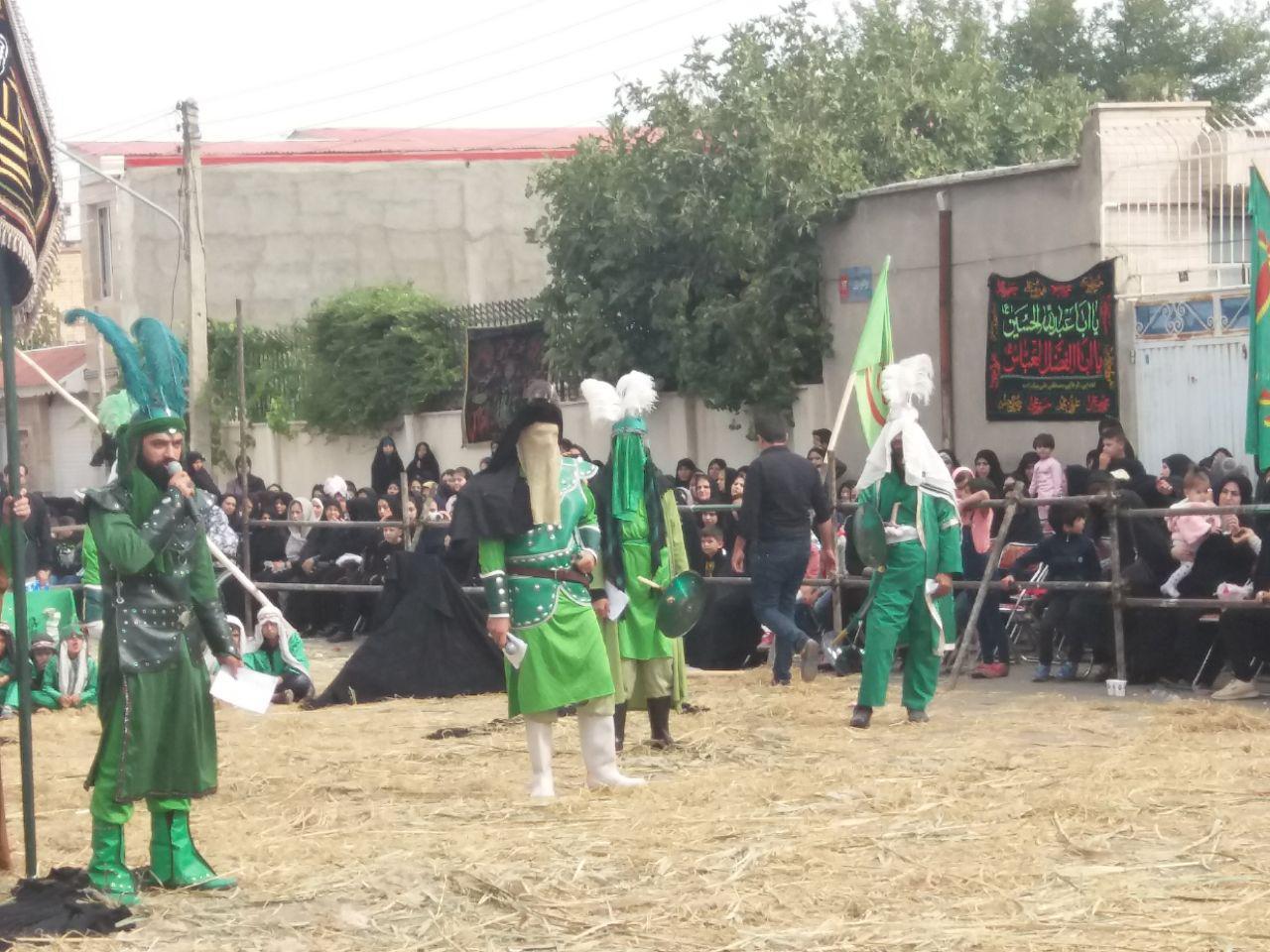 برگزاری مراسم شبیه خوانی عاشورای حسینی در خوی +تصاویر