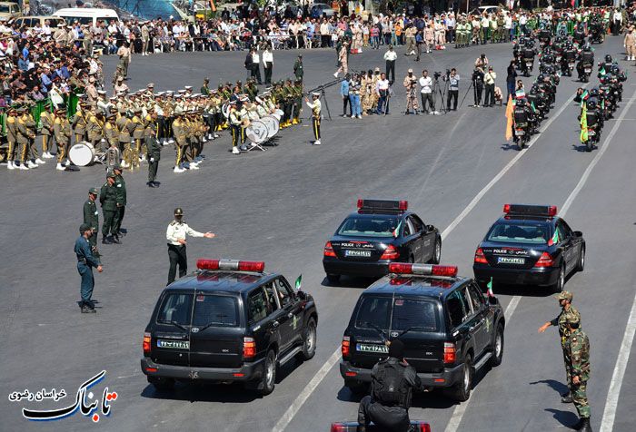 گزارش تصویری رژه نیروهای مسلح در مشهد