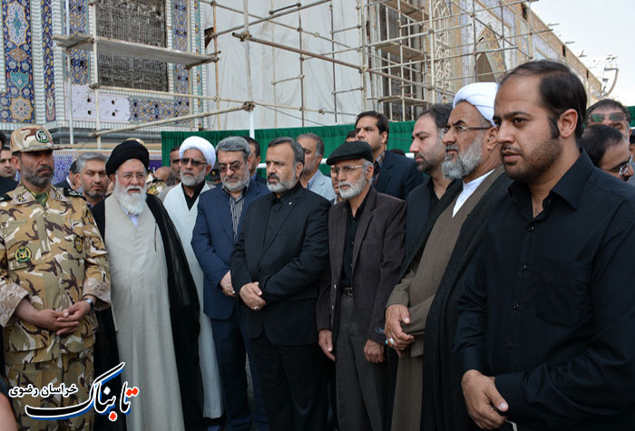 گزارش تصویری تابناک از تشییع شکوهمند جانباختگان منا در مشهد گزارش تصویری تابناک از تشییع شکوهمند جانباختگان منا در مشهد