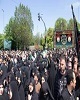 تصاویر/ تشییع حماسی امام جمعه شهید توسط مردم تبریز