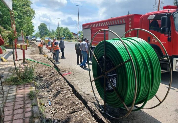 اجرای ۱۲۴ کیلومتر فیبرنوری در ۲ مرز شلمچه و چذابه/ ظرفیت ارتباطی ۵۰ ساله در مرزهای خوزستان فراهم شد