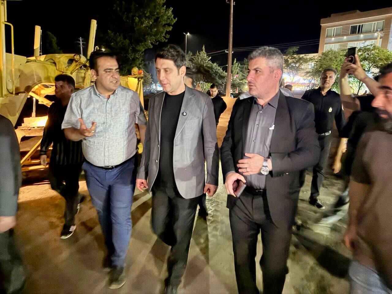 پس از مطالبه‌گری تابناک؛ استاندار کردستان از کمربندی غربی مریوان بازدید کرد