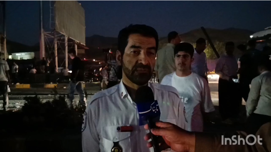 امدادرسانی فوری به مصدومان حادثه انفجار تانکر سوخت انجام شد امدادرسانی فوری به مصدومان حادثه انفجار تانکر سوخت انجام شد