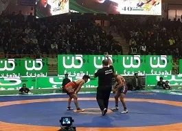پایان روز اول رقابت های جام جهان پهلوان تختی (شهید قاسم سلیمانی) در کرمانشاه