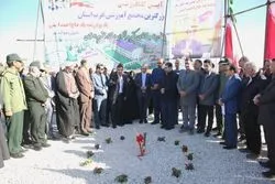 افتتاح و کلنگ زنی 2 مجموعه آموزشی خیرساز در رضوانشهر
